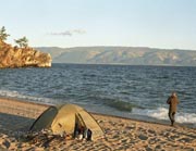 Auf der Insel Olchon an 'meinem' Strand