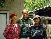 Bei Kostjas Gro&szuml;eltern in Ananjewo